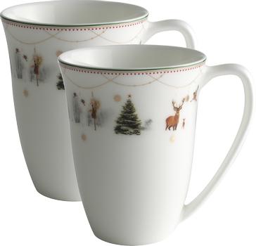 Wik & Walsøe Julemorgen Story Krus 2stk (30cl) (500-65402)