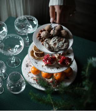 Wik & Walsøe Julemorgen Etasjefat 34cm (500-35403)