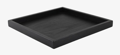 Lama Brett Firkantet Sort 45x45