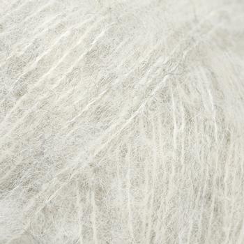 Drops Garn Brushed-Alpakka-Silk Perlegrå 35,  25g (797-109835)