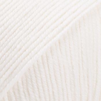 Drops Garn Baby-Merino Hvit 01,  50g (797-105901)