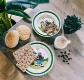 Flåklypa Barneservise Ludvig-og-Solan Porselen 3-deler (489-770051)