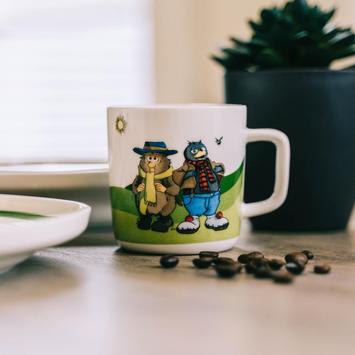 Flåklypa Barneservise Ludvig-og-Solan Porselen 3-deler (489-770051)