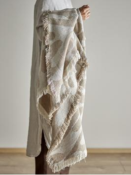 Bloomingville Alk Pledd Resirkulert-Bomull Brun_130x160 (152-82062533)