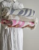 Bloomingville Alk Pledd Resirkulert-Bomull Brun_130x160 (152-82062533)