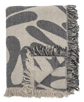 Bloomingville Alk Pledd Resirkulert-Bomull Blå_130x160 (152-82062535)