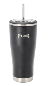 THERMOS Termokrus m/ sugerør Svart 0,7L (379-34738)