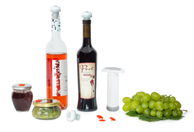 Status Vakuumsett vinflasker og syltetøyglass (799-A160036)