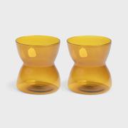 &Klevering Totem Glass Amber 2stk