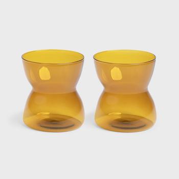 &Klevering Totem Glass Amber 2stk
