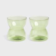&Klevering Totem Glass Grønn 2stk