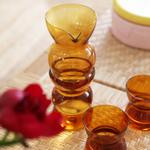 &Klevering Totem Glass Amber 2stk (712-353-04)