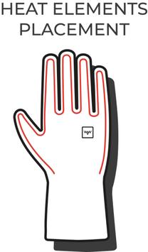 Heat Experience Varmehansker Blizzard Skinn oppladbart-batteri (665-HEOS049-XXL)