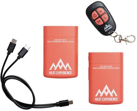 Heat Experience Ekstra batterier+fjernkontroll til varmesokker v2 2024 (665-HEEX00013)