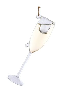 Christmas Inspirations Ornament Champagneglass H11 (750-D3239)