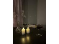 Sirius Sille Kubbelys Oppladbare 2stk Ø5x6.5cm (382-80650_NY)