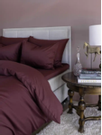 Borås Cotton Cloud Sengesett Sateng Aubergine (479-117868,117869,117871)