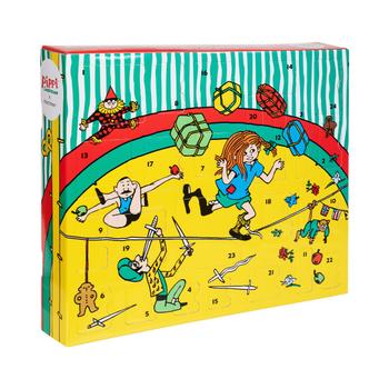 Pippi Julekalender Pippi Langstrømpe Leketøysfigurer+klistremerker (489-35827030)