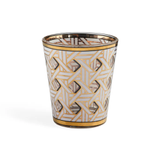 Jonathan Adler Basketweave Glass H10 4stk (368-34531)