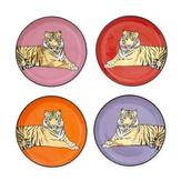 Jonathan Adler Safari Coasters porselen Ø10_4pk (368-30453)