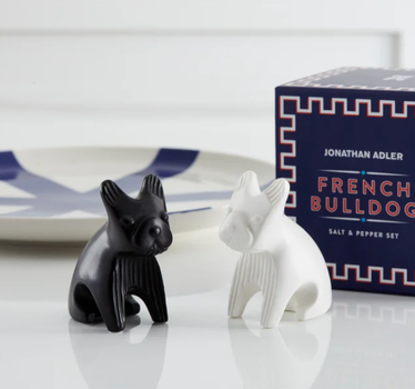 Jonathan Adler French Bulldog Salt-&-Pepper H7