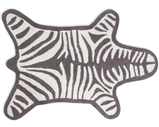 Jonathan Adler Zebra Badematte Grå 79x112