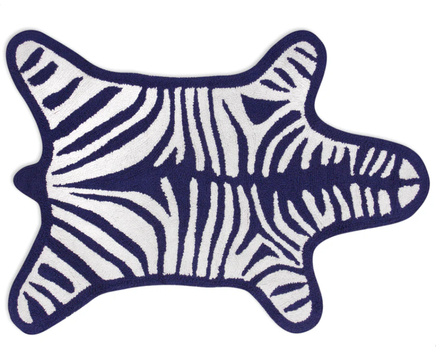 Jonathan Adler Zebra Badematte Navy 79x112 (368-20818)