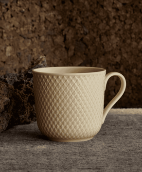 Lyngby Rhombe-Earth Kopp marble 39cl