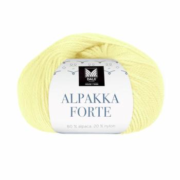 Dale Garn Alpakka Forte Lys-Gul 747,  50g (773-226-747)