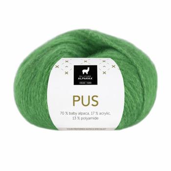 Du Store Alpakka Garn Pus Flaskegrønn 4067, 50g