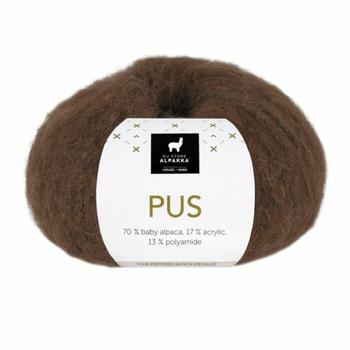 Du Store Alpakka Garn Pus Brun 4069, 50g