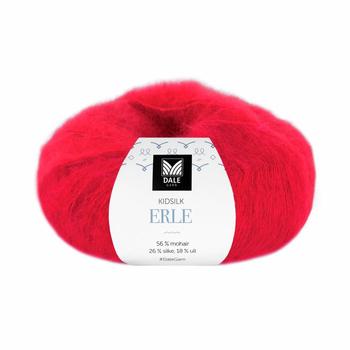 Dale Garn Kidsilk Erle Klarrød 9082,  50g (773-205-9082)