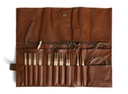 Muud Stockholm Oppbevaring Utskiftbare strikkepinner_Rich-Brown (569-QB-4188-RB)