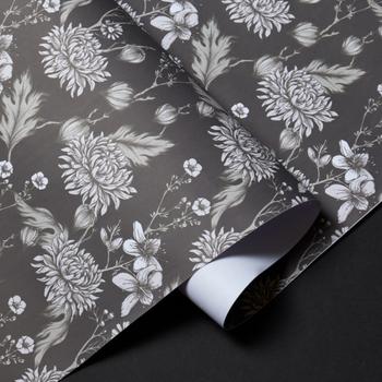 Halvor Bakke Gavepapir Dahlia Brun+Linen 2pk (801-366350)