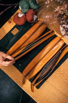 Muud Frankie Etui til strikkepinner Whisky (569-QB-4642)
