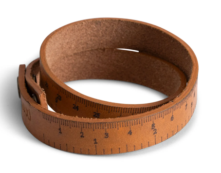 Muud Fibi Armbånd-målebånd skinn whisky (569-QB-4512R1)