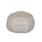 Knit Norway Garn Delikat Bleach-White 500, 50g