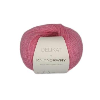 Knit Norway Garn Delikat Pink 502,  50g (642-10916)