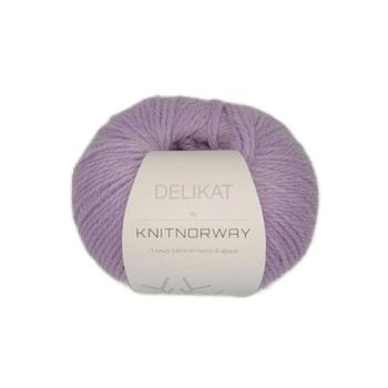Knit Norway Garn Delikat Lavender 503,  50g (642-10917)