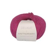 Knit Norway Garn Delikat Fuchsia 504, 50g