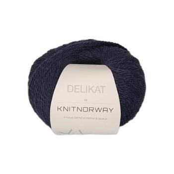 Knit Norway Garn Delikat Navy Blue 511,  50g (642-10925)