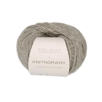 Knit Norway Garn Delikat Light-Grey-Melange 515,  50g (642-10929)