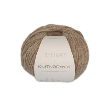 Knit Norway Garn Delikat Beige-Melange 517,  50g (642-10931)