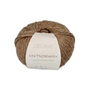Knit Norway Garn Delikat Light-Brown 518, 50g