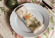 UND Servietter Strå-sommerfugl 2pk bomull-lin (636-16153)