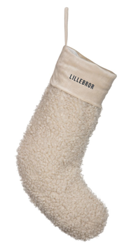 Pictureit Julestrømpe Teddy Lillebror Kremhvit