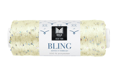 Dale Garn Bling Effekttråd Offwhite 702, 50g