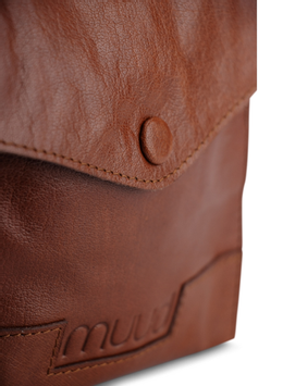 Muud Betina Oppbevaringsveske Utskiftbare-Rundpinner Rich-Brown (569-QB-4446R1-RB)