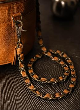 Muud Caja-XL Lærstropp skulderstropp whisky 119cm 