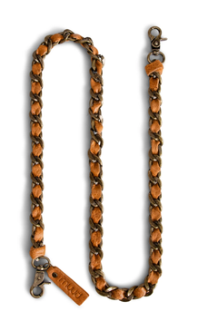 Muud Caja Lærstropp skulderstropp whisky 95cm (569-QB-4637)